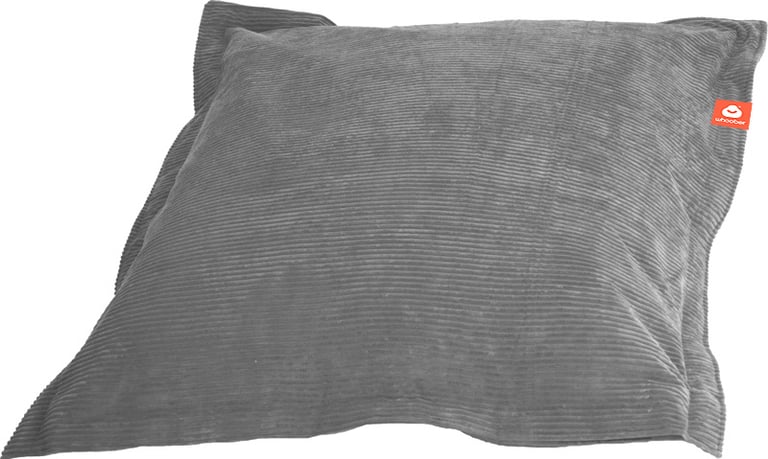 St.Tropez Rechthoekige Zitzak Grijs Ribcord