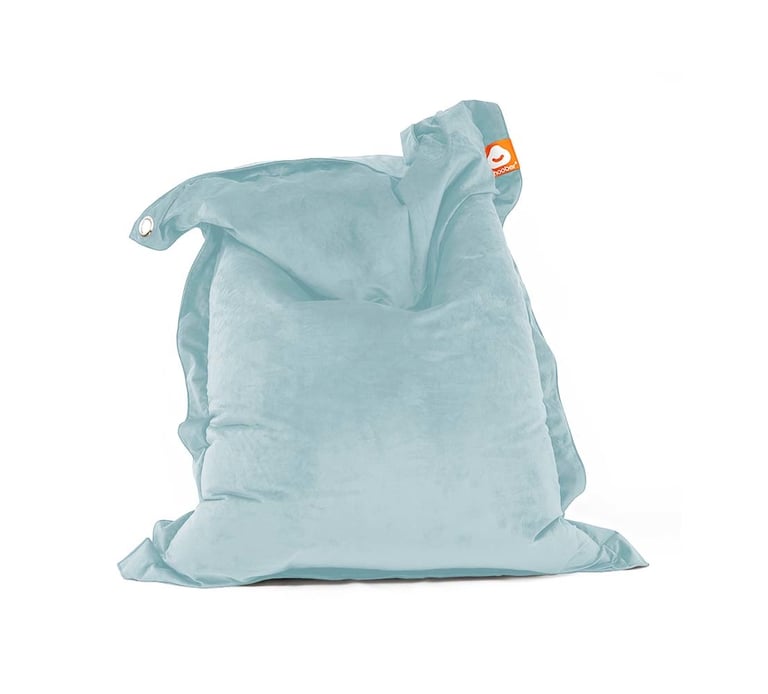 St.Tropez Rechthoekige Zitzak Aquablauw Kleurvast