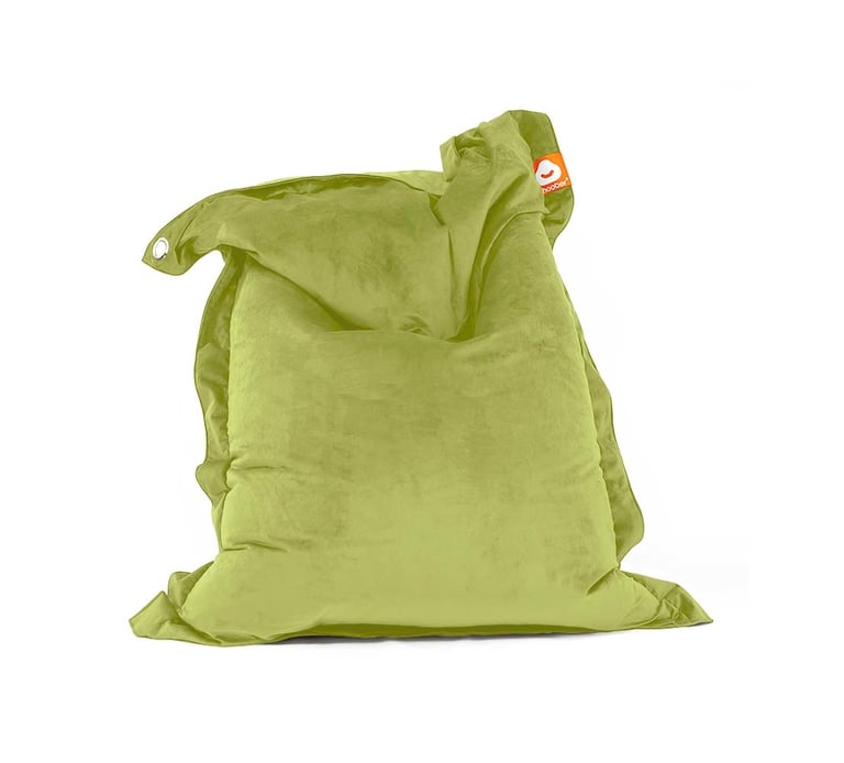 St.Tropez Rechthoekige Zitzak Pistache Fluweel