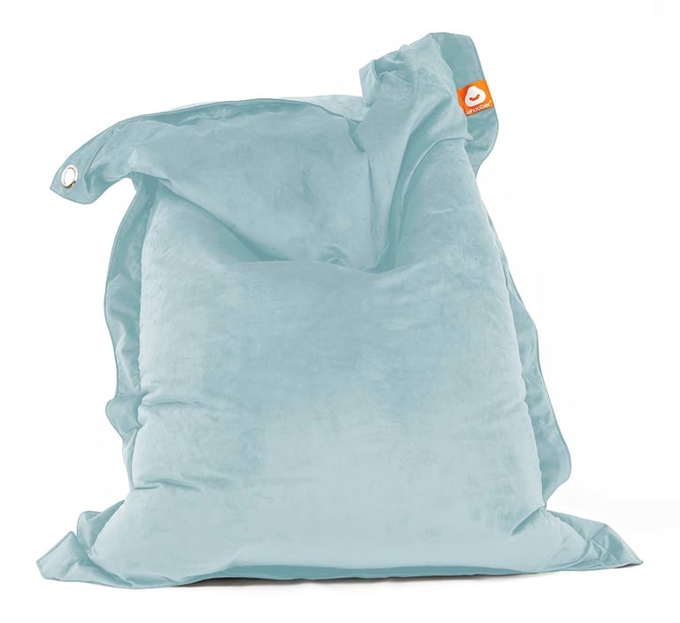 St.Tropez-XL Rechthoekige Zitzak Aquablauw Kleurvast