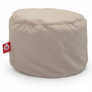 poef zitzak creme teddy