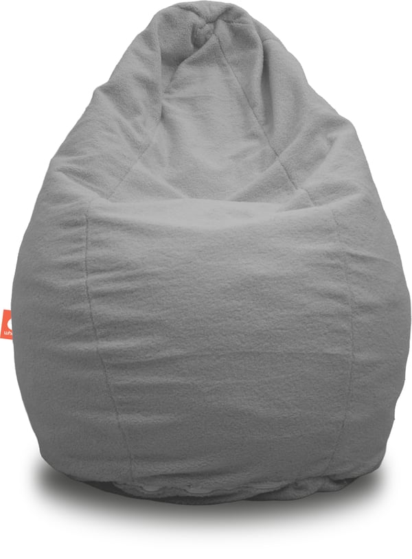 teddy lichtgrijs barca zitzak