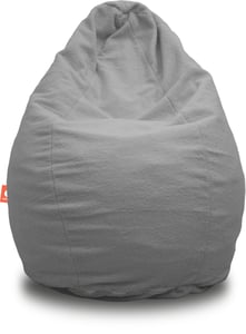 Teddy lichtgrijs barca zitzak