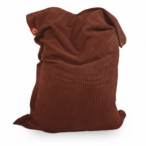 St. Tropez XL bordeaux rood dik ribfluweel rechthoekigezitzak