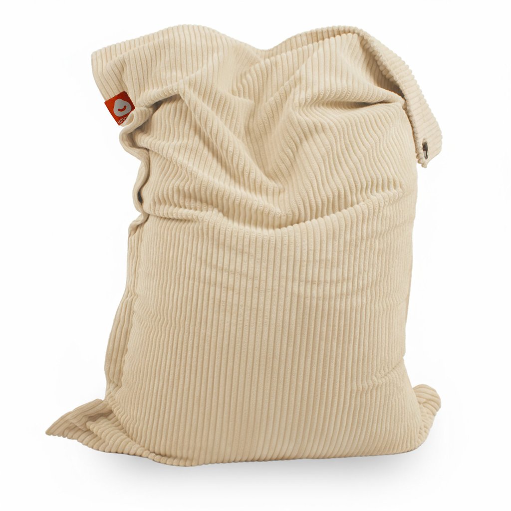 St. Tropez XL bordeaux rood dik ribfluweel rechthoekigezitzak