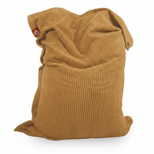 St. Tropez XL geel dik ribfluweel rechthoekigezitzak