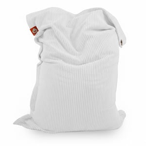 St. Tropez XL wit dik ribfluweel rechthoekigezitzak