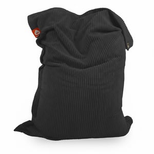 St. Tropez XL zwart dik ribfluweel rechthoekigezitzak