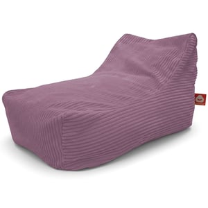 Bali Dikke ribfluweel paars loungezitzak small zijkant