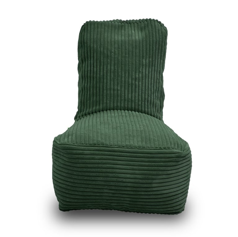 Fiji Kinder Zitzak Donkergroen Ribfluweel