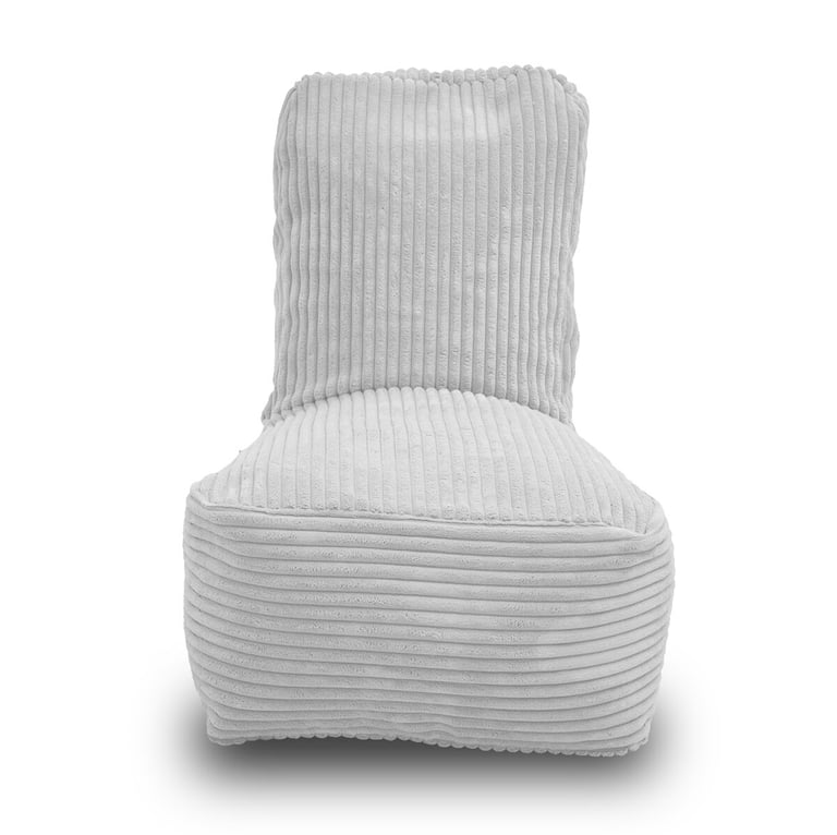 Fiji Kinder Zitzak Wit Ribfluweel