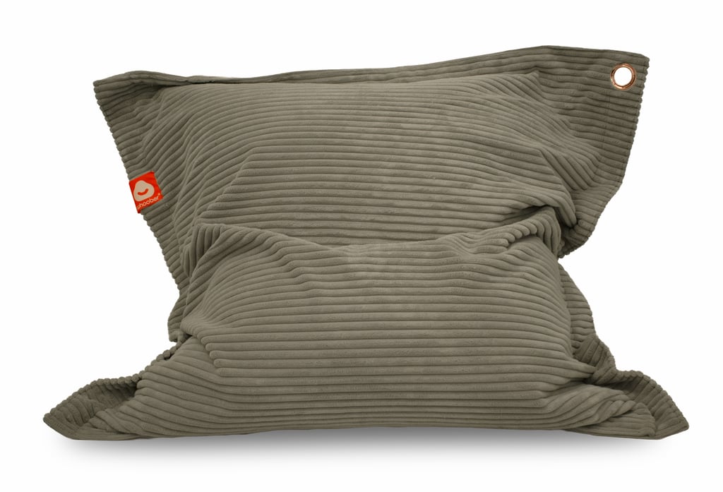 St. Tropez leger groen rechthoekige zitzak dik ribfluweel - Large voorkant staand