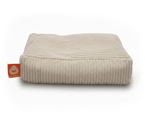 Malta crème dierenzitzak in dikke ribfluweel met antislip onderkant