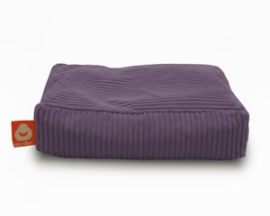 Malta paars dierenzitzak ribfluweel small. Luxe dierenkussen voor katten & honden: antislip, wasbaar en duurzame EPS-vulling.