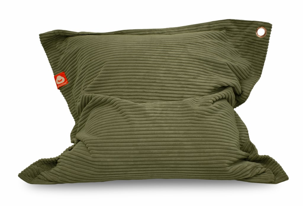 St. Tropez olijfgroene rechthoekige zitzak dik ribfluweel - Large voorkant