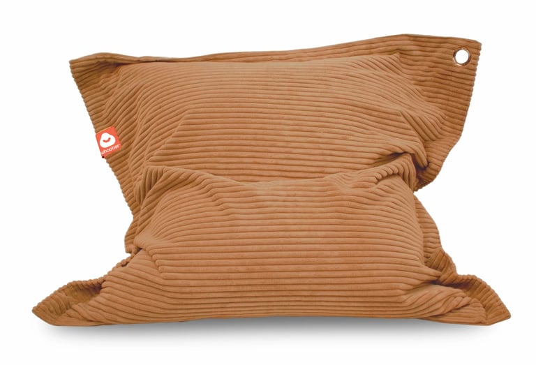 St.Tropez Rechthoekige Zitzak Lichtbruin – Wasbare hoes