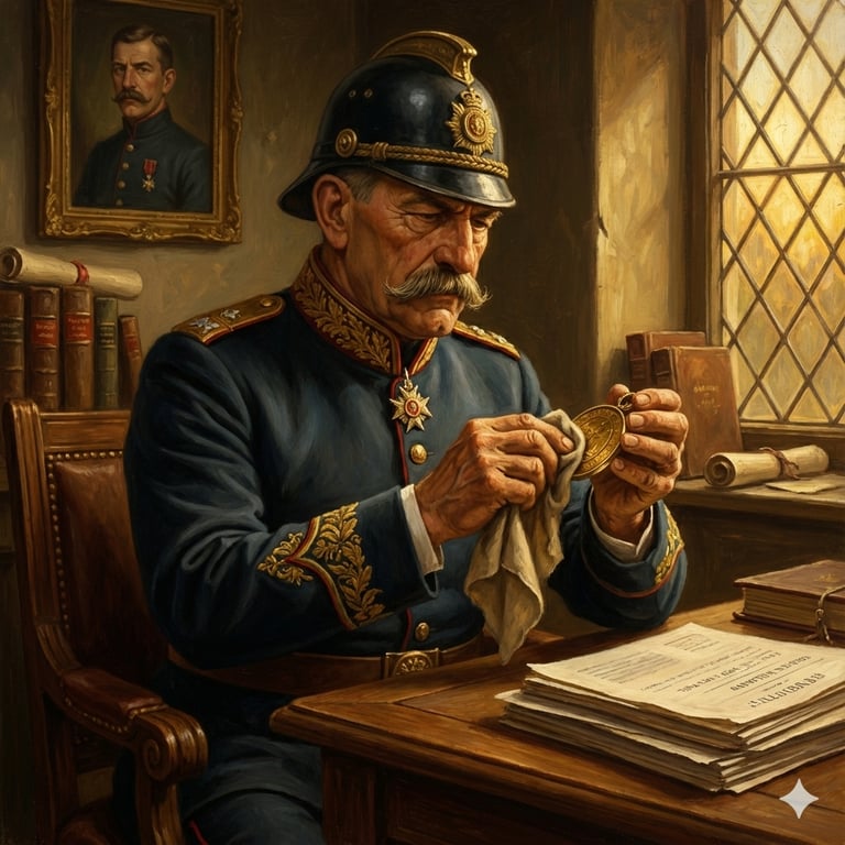 captain-grimsby-polishing-a-medal-11