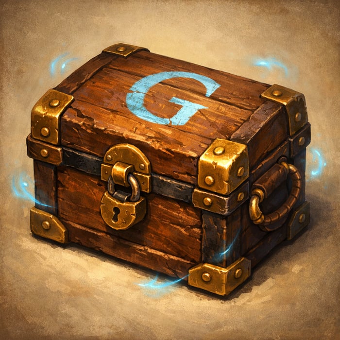 Chest with G on it