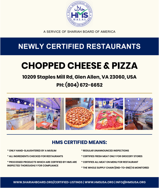 Chopped Cheese & Pizza-Certified