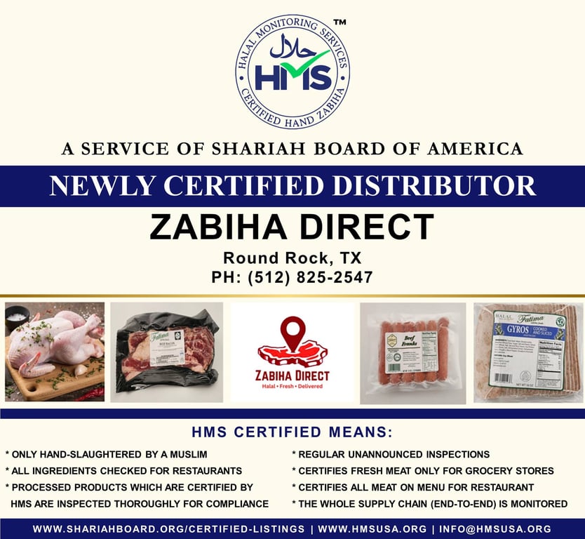 Zabiha Direct (Round Rock) TX