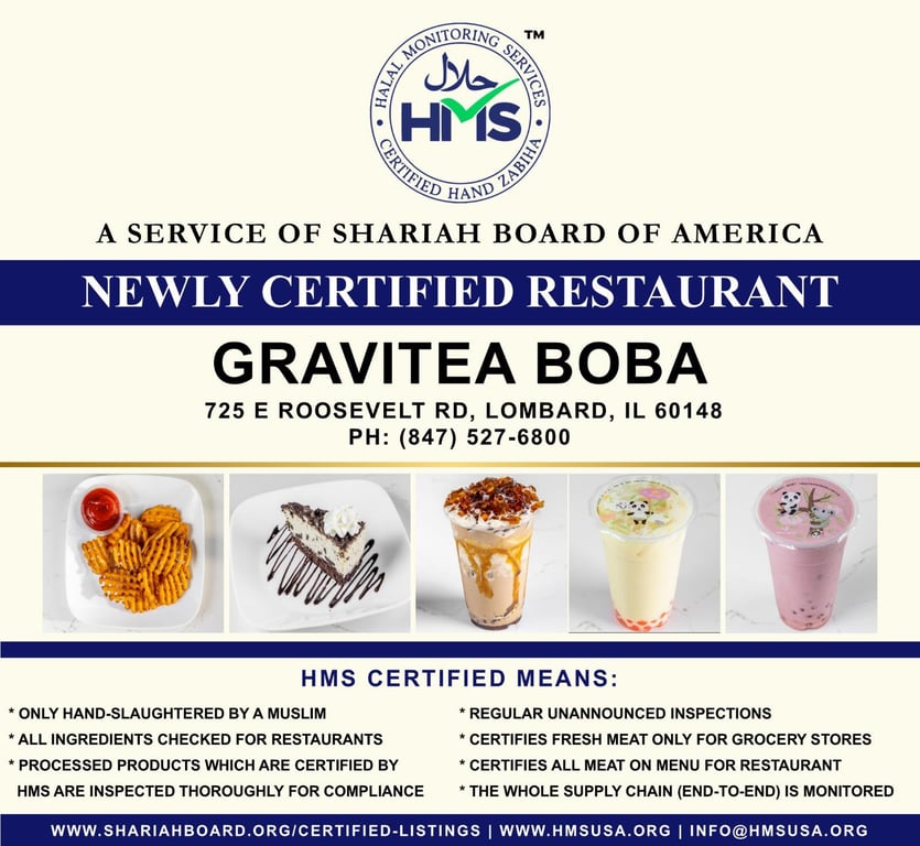 Gravitea Boba, Lombard, (IL)