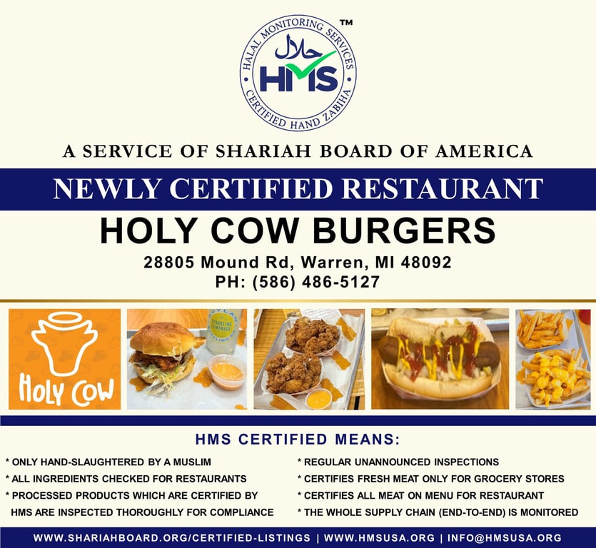 Holy Cow Burgers (Warren) MI