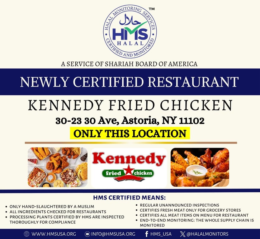 Kennedy Fried Chicken (Astoria, NY) ONLY