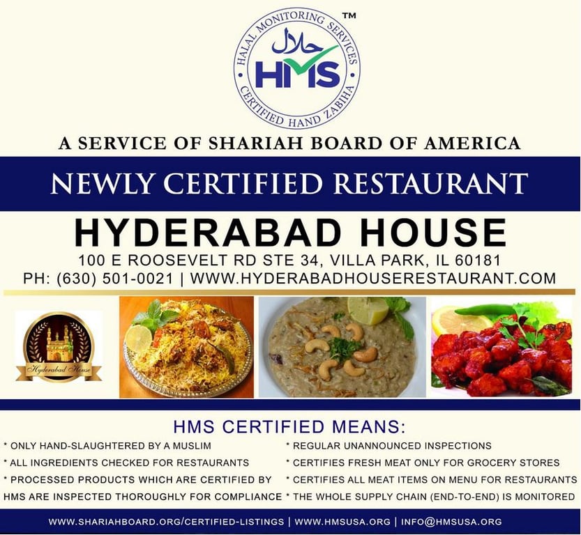 Hyderabad House, Villa Park, IL