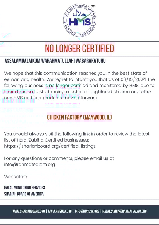 Chicken Factory-Maywood-IL