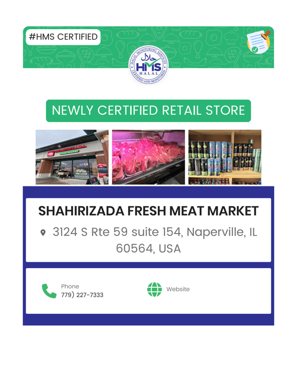 SHAHIRIZADA FRESH MEAT MARKET-Certified