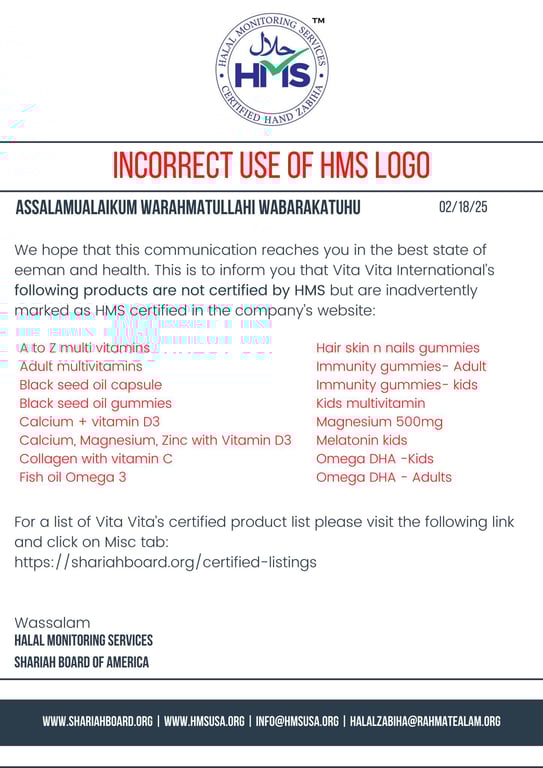 Vita Vita Internation Inc (Chicago) IL