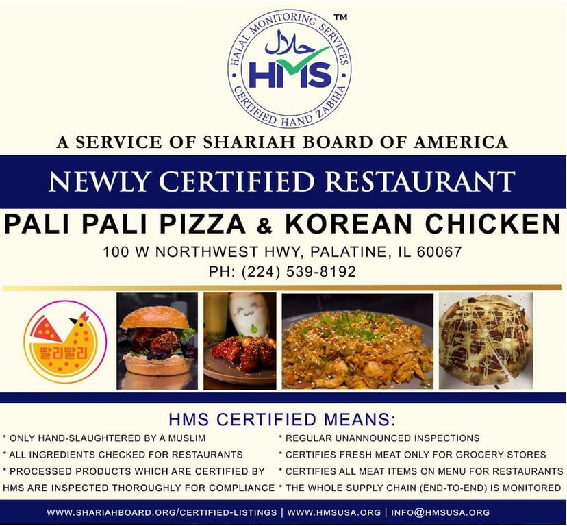 Pali Pali Pizza & Korean Chicken (Palatine) IL