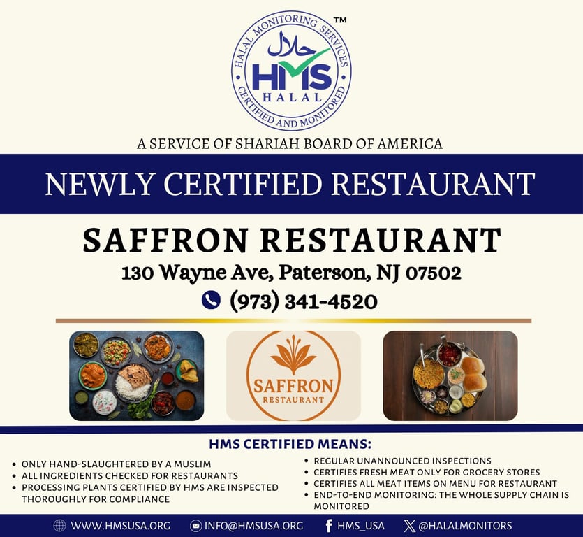 Saffron Restaurant, Paterson, (NJ)