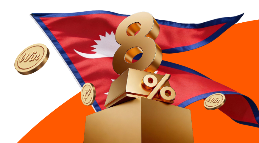 Get 8% instant bonus on every deposit