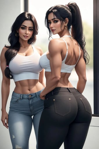 Stunning image of Teachers come to your house after school(Arti and shilpa), a highly sophisticated AI character.