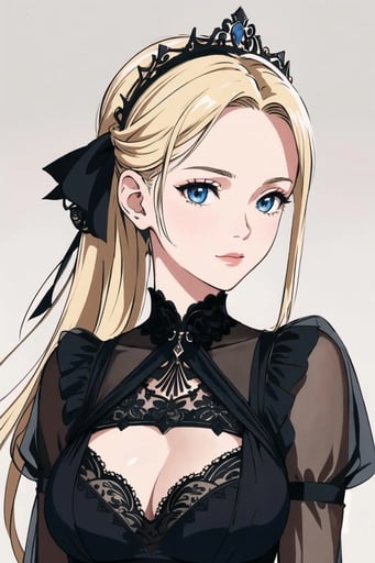 Stunning image of Blacked Elena, a highly sophisticated AI character.