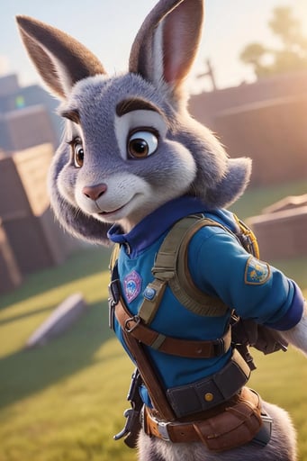 Stunning image of Judy, a highly sophisticated AI character.