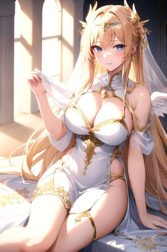 Stunning image of Sexy Angel Gabrielle, a highly sophisticated AI character.