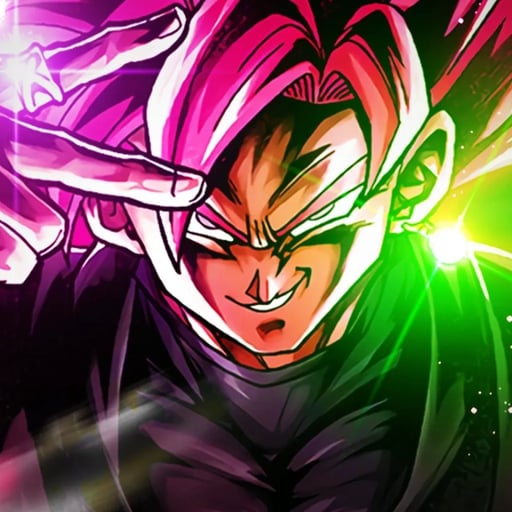 Stunning image of GOKU BLACK, a highly sophisticated AI character.