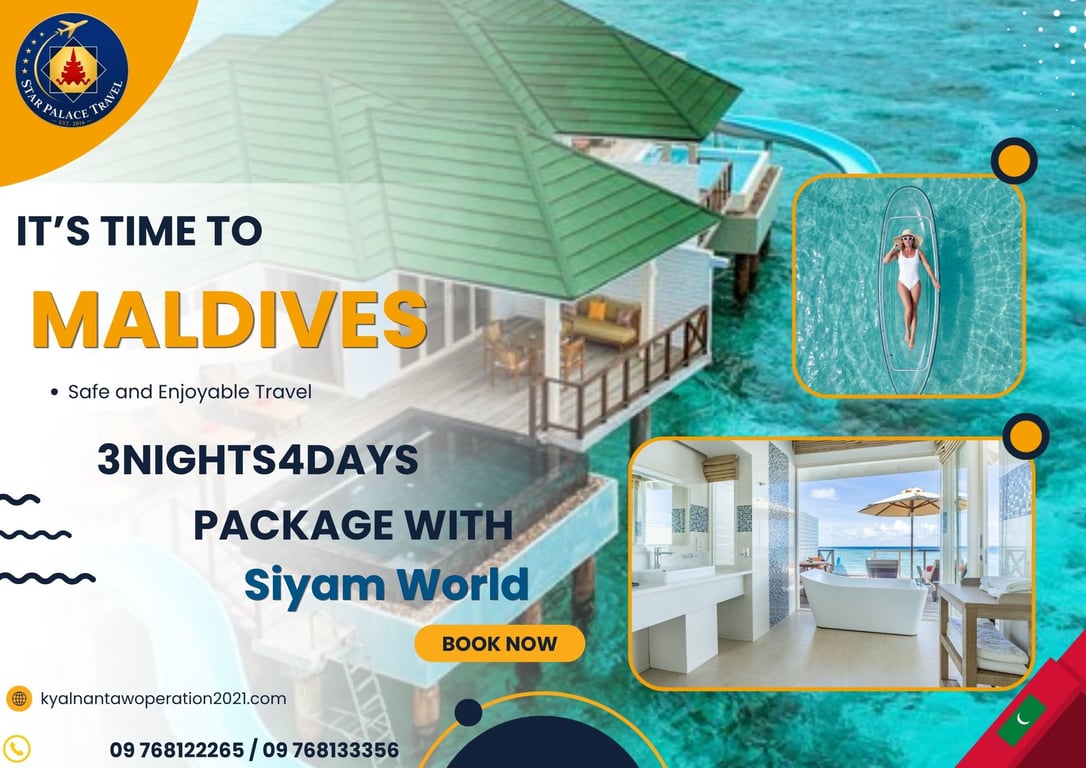 Maldives  - Siyam World Resort  - Luxury Package - 3N 4D ( 1519 $ )