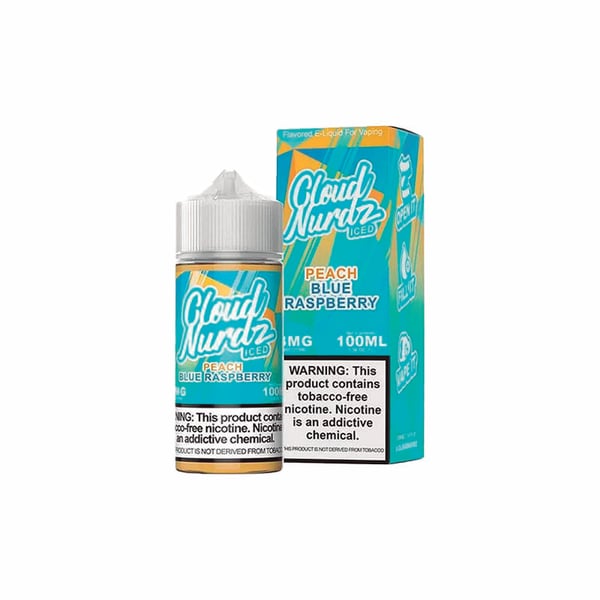 Cloud Nurdz - Peach Blue Raspberry Iced 100ml