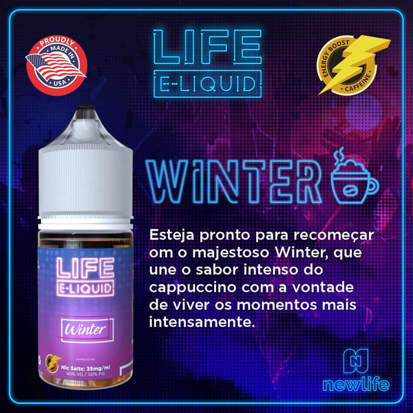 Life E-Liquid - Winter 30ml - Oficina Vapor