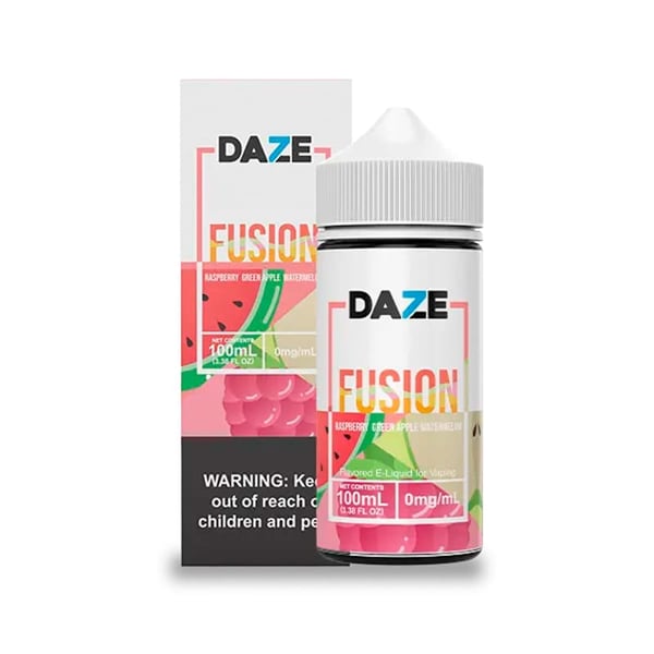 7 DAZE Fusion - Raspberry Green Apple Watermelon 100ml