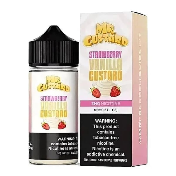 Mr Freeze - Strawberry Vanilla Custard 100ml