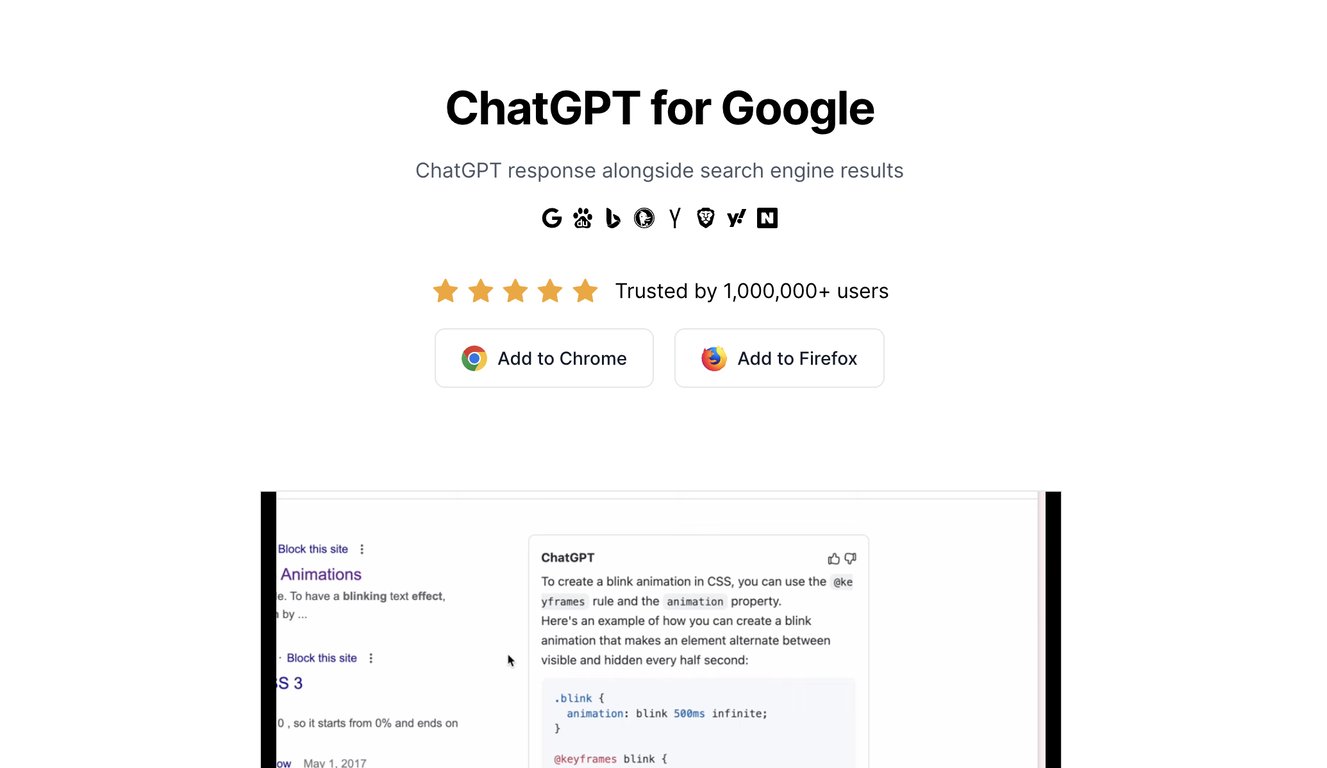 ChatGPT for Google