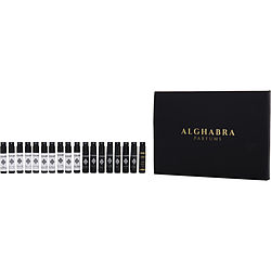 Alghabra Parfums Variety 18 PC DISCOVERY WITH COLLECTION #1 POETIC SCENTS OF DAMASCUS & COLLECTION #2 SENSES OF ISTANBUL & COLLECTION # 3 WONDERS OR RUSSIA & COLLECTION #4 A TRIBUTE TO ART & COLLECTION # 5 ESSENCE OF ORIGINS