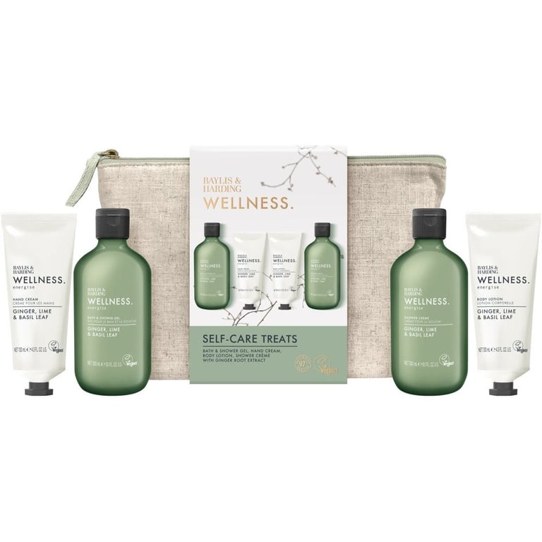 Baylis & harding Wellness Energise Ginger Lime & Basil Leaf Body