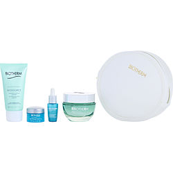  Biotherm by BIOTHERM Aquasource Hyalu Plump Routine Aquasource Hyalu Plump Gel Biosource Purifying Foaming Cleanser Life Plankton Elixir Serum Life Plankton Eye Cream Pouch 5pcs