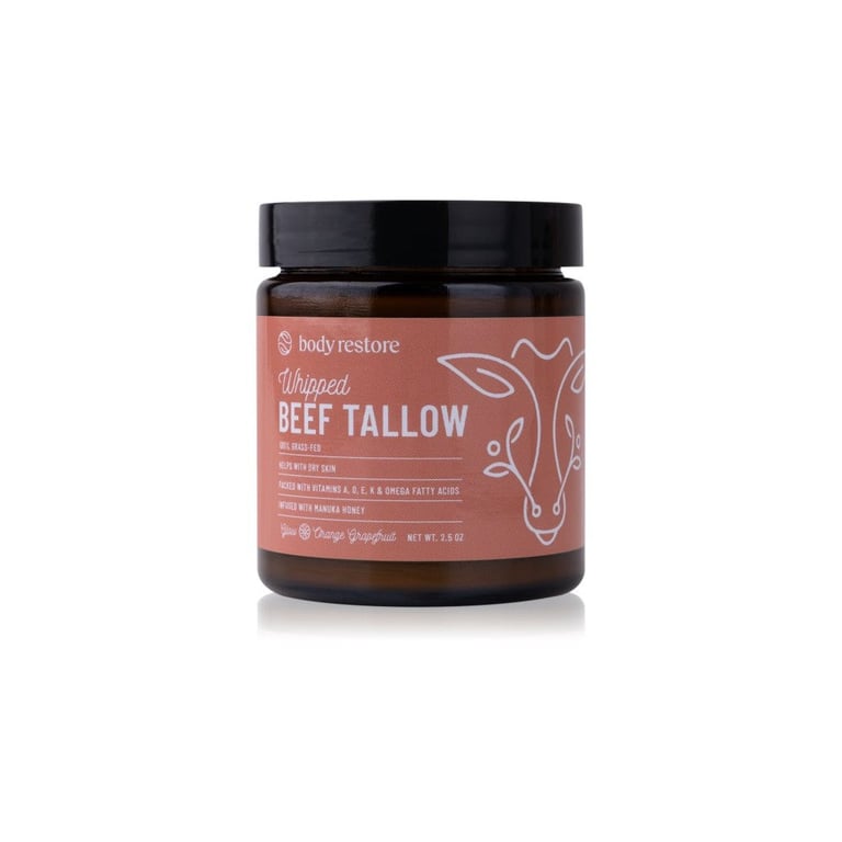 Body restore Whipped Beef Tallow Balm Orange Grapefruit 71 g Nährende Körpercreme