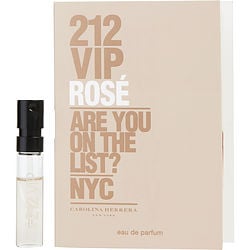 Carolina Herrera 212 Vip Rose ON CARD